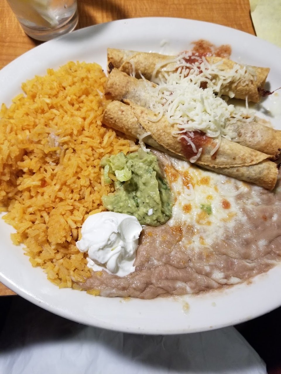Enchiladas Suizas and Fajitas Trio